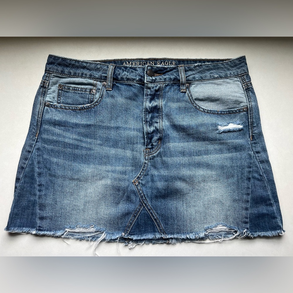 AMERICAN EAGLE OUTFITTERS, Women’s Denim Skirt, Size 12